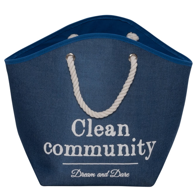 Katzenhöhle Laundry Bag in Blau