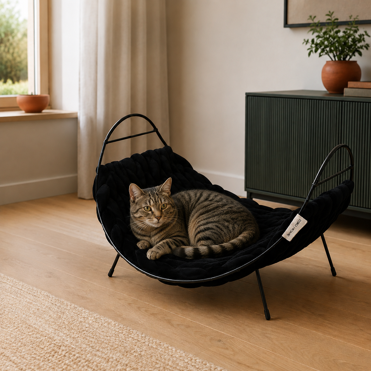 Design-Katzenbett Baily – Schwarz