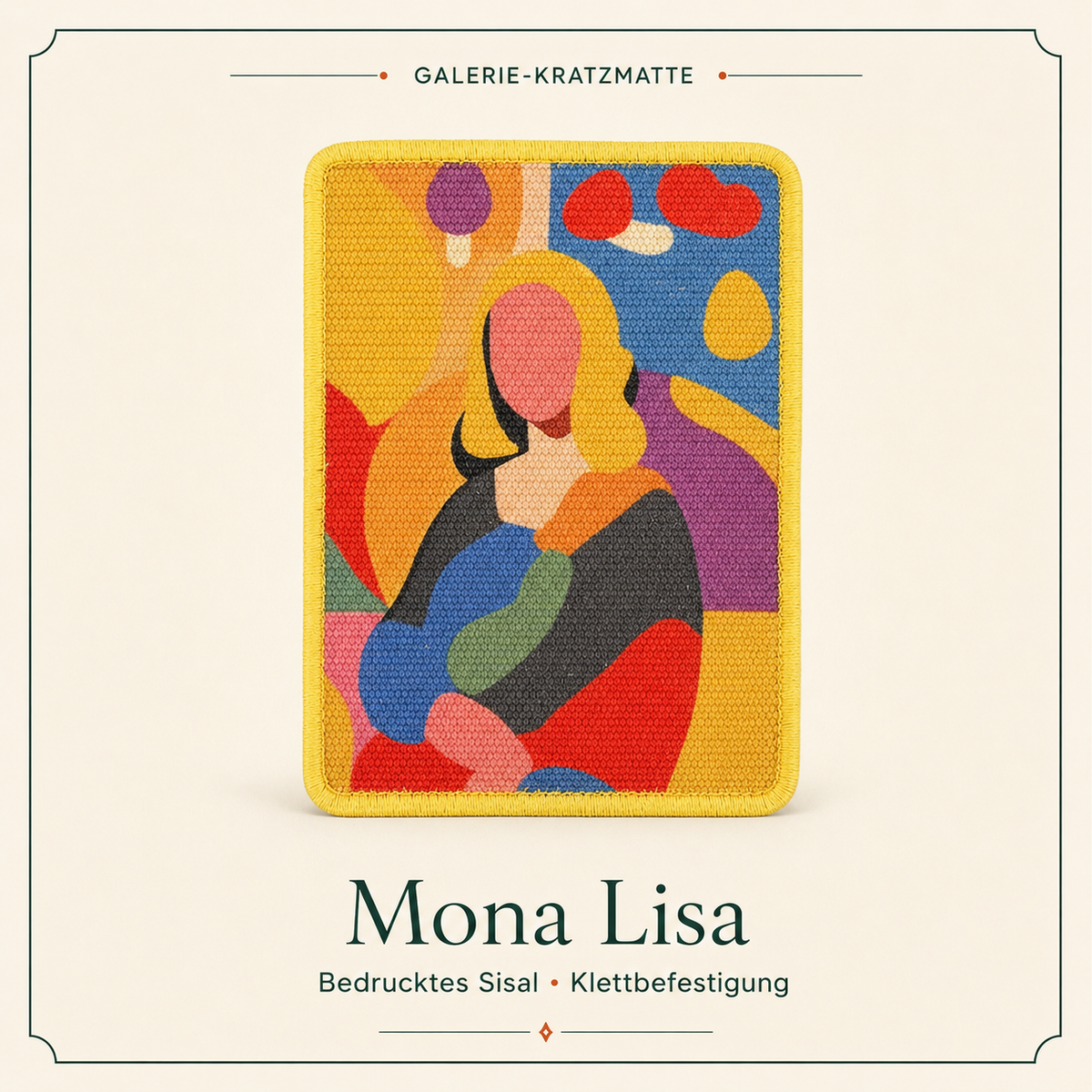 Felario Galerie-Kratzmatte – Mona Lisa