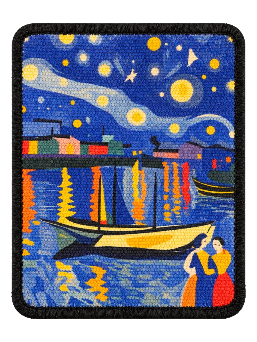 Sternennacht über der Rhône